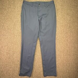 WMLD1 Men's Performance Pants Blue Grey Stretch Technical Golf Trousers 34x34